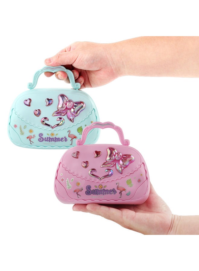 Children Music Jewelry Box Handbag Rotating Ballet Girl Music Box Gift-Color:Blue Weight 0.37kg - Image 5
