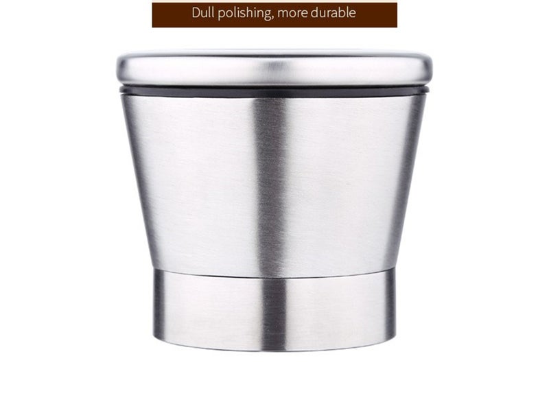 BlueSnail Stainless Steel Manual Grips Glass Salt Pepper Grinder Seasoning Bottle (5.1", Silver) - Image 2