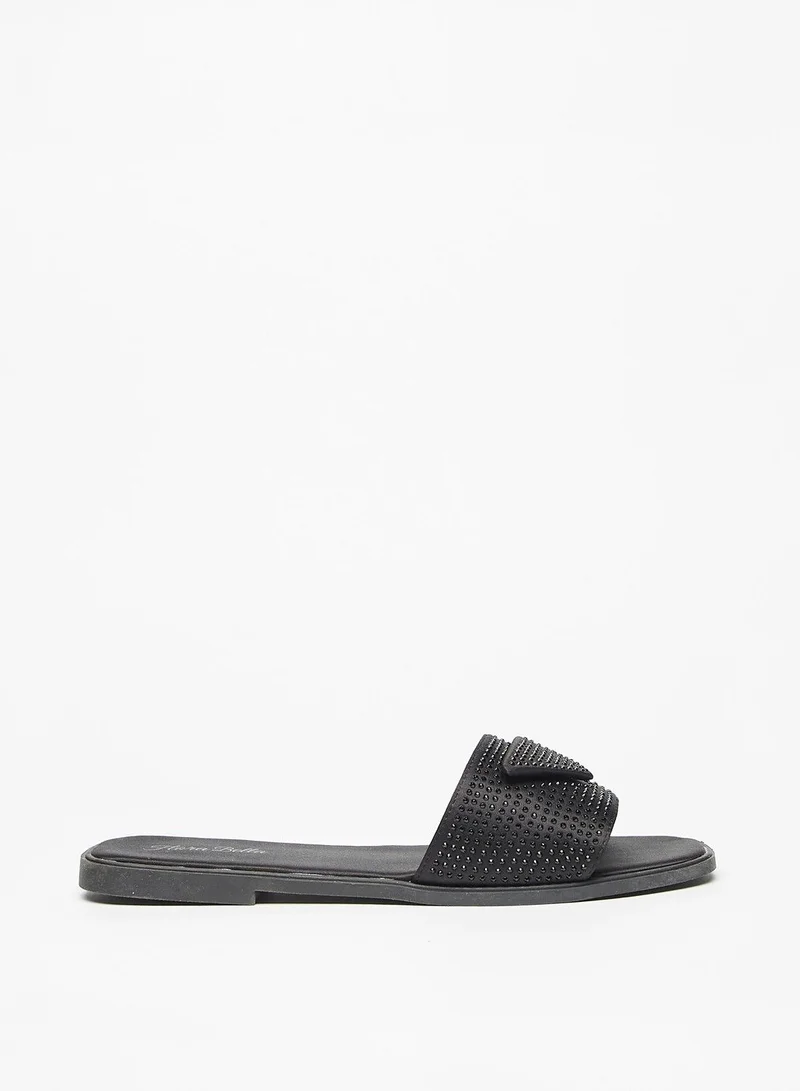 فلورا بيلا Embellished Slip On Sandals