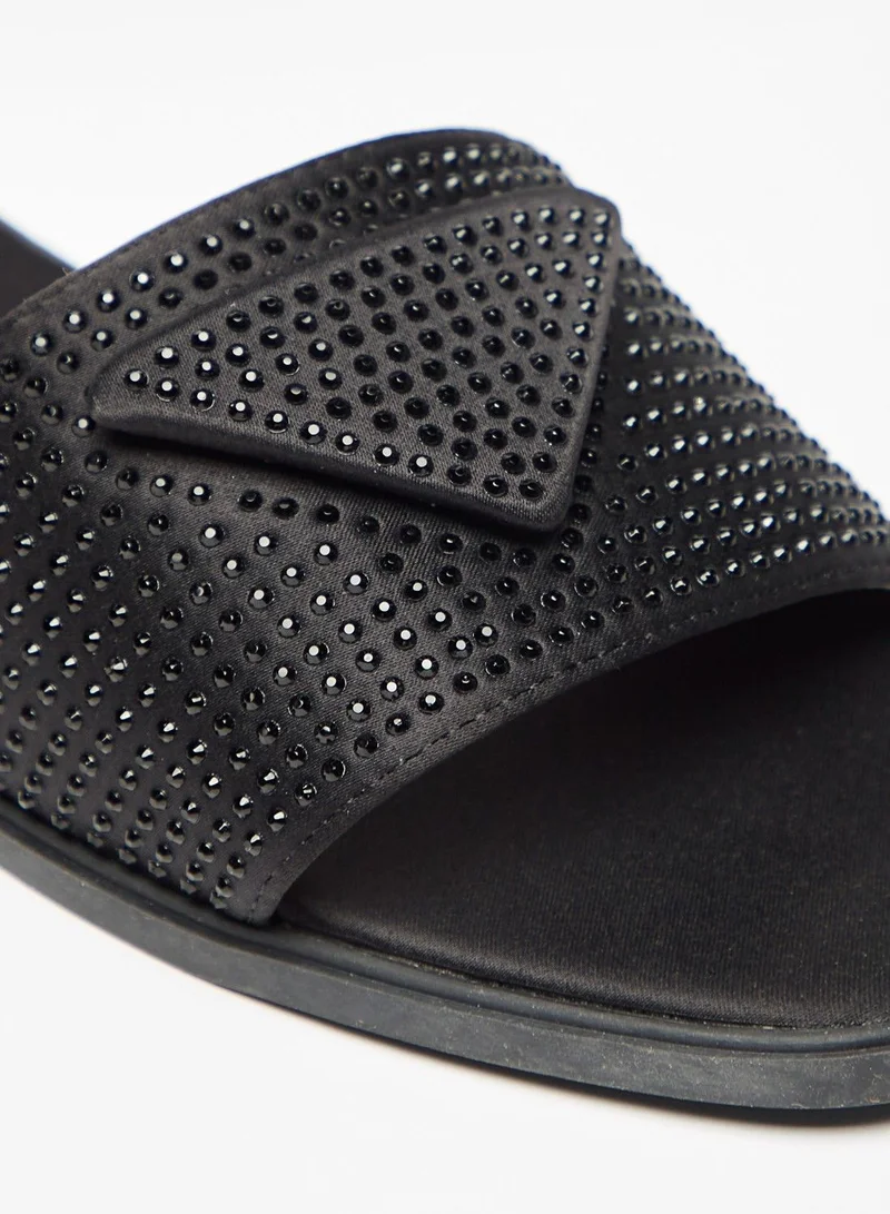 فلورا بيلا Embellished Slip On Sandals
