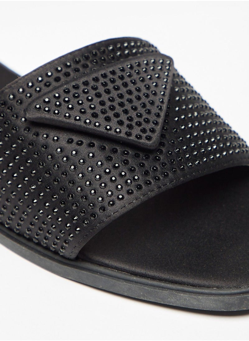 Flora Bella - Embellished Slip On Sandals - Image 1