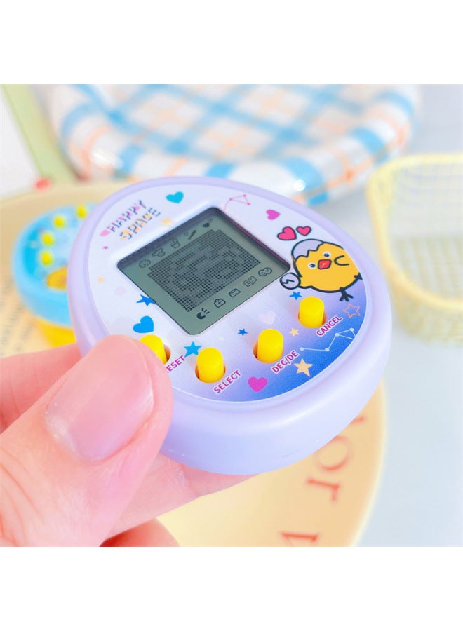Electronic Pet Game Machine Virtual Feeding Elf Handheld Boys And Girls Educational Toy Pendant Gift-Color:Love Pet Machine [transparent Powder]  - Image 5