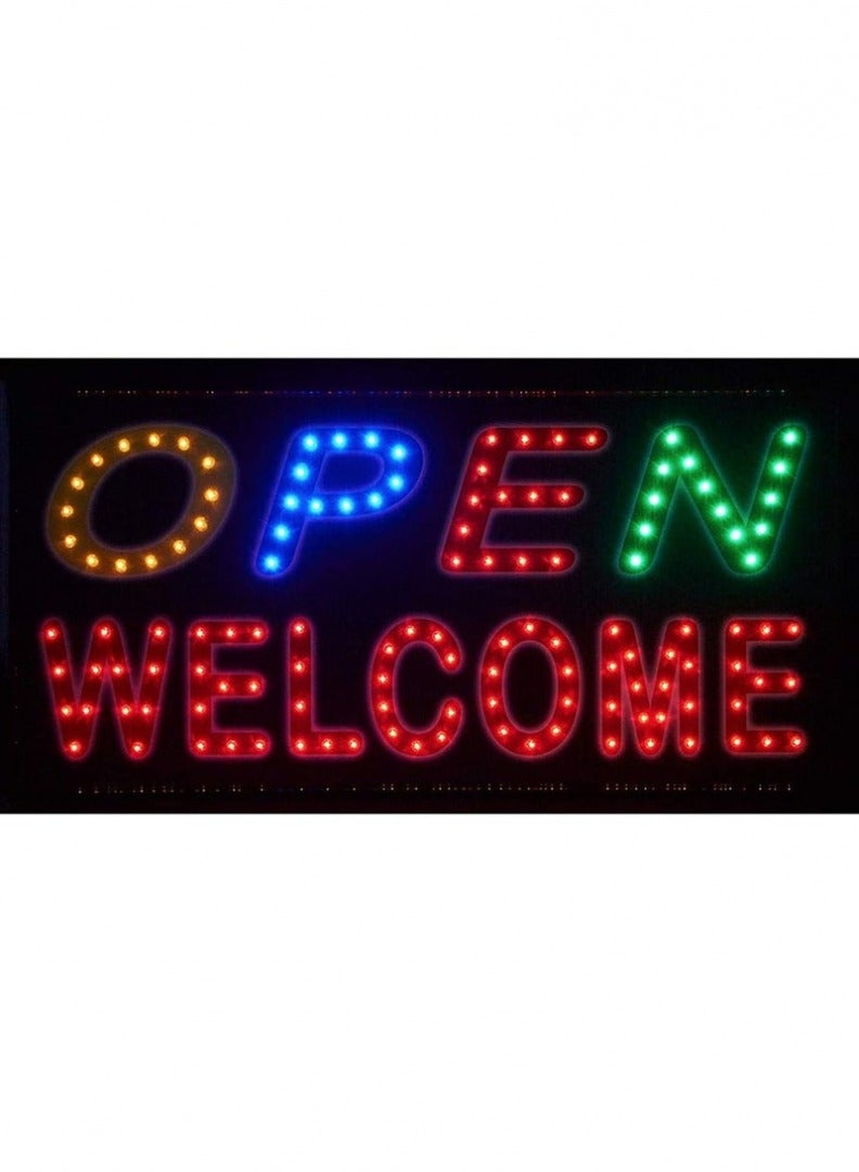 Led Business Open Welcome Sign Advertisement Board Electric Display Sign Board