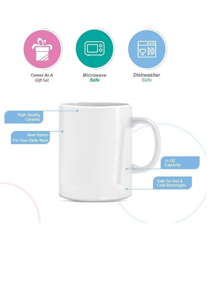Fathers Mothers Day Gifts for Mom Dad Birthday Gifts from Daughter Son - Grandma Dad Mom Gifts for Christmas Presents, Funny Coffee Mugs, I Love You More Than the Distance 11oz