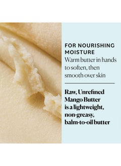 Sky Organics Sky Organics - Mango Butter, 16 oz - Raw & Undefined - Hydrating Balm-to-Oil Butter - Non Greasy - Fatty Acids, Antioxidants & Vitamins - Natural, Vegan, Cruelty & Soy Free - Skin Care & Self Care  - Image 3