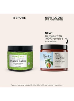 Sky Organics Sky Organics - Mango Butter, 16 oz - Raw & Undefined - Hydrating Balm-to-Oil Butter - Non Greasy - Fatty Acids, Antioxidants & Vitamins - Natural, Vegan, Cruelty & Soy Free - Skin Care & Self Care  - Image 2