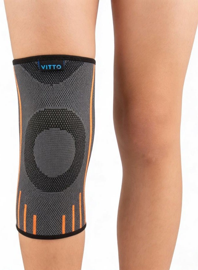 VITTO Kids Knee Brace - Osgood Schlatter Knee Brace Youth, Compression Sleeve for Boys and Girls from 4-14 years old (L) - Image 1
