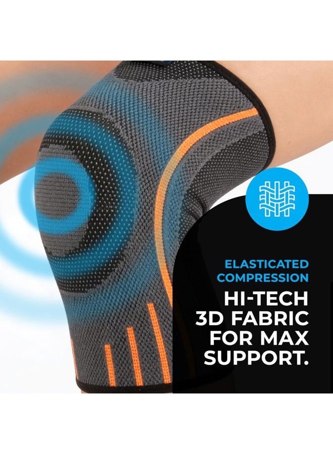 VITTO Kids Knee Brace - Osgood Schlatter Knee Brace Youth, Compression Sleeve for Boys and Girls from 4-14 years old (L) - Image 4