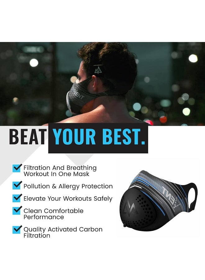 TRAININGMASK TRAININGMASK Premium Full Face Medical Grade Material & Organic Filtration Air Filters, Dust & Particulate Respirator | 3-Year Manufacturer Warranty | Reusable Protection Mask | Ultimate Safety  - Image 3
