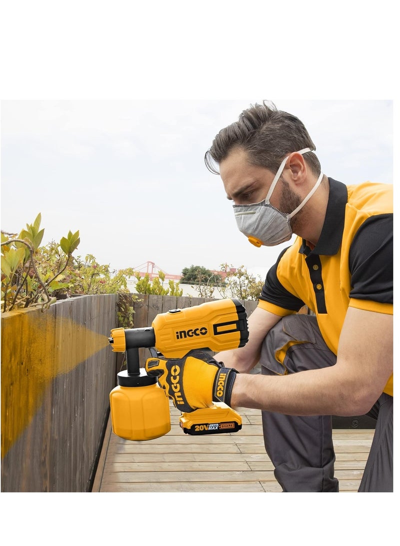 INGCO INGCO Cordless Spray Gun 20V - CSGLI20406 - Image 5