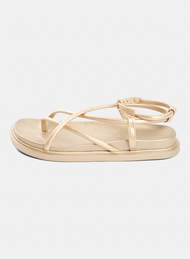 Premoda Women's Sandal Shoes Gold  - Image 3
