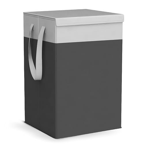 MBW Non Woven Laundry Basket For Cloths & Toys Non-Woven Laundry Bin Laundry Bags For Clothes Freestanding Clothes Storage Organizer For Bedroom Basket For Clothes Cloth Bin Bag (75 Litres, 1) - Image 1