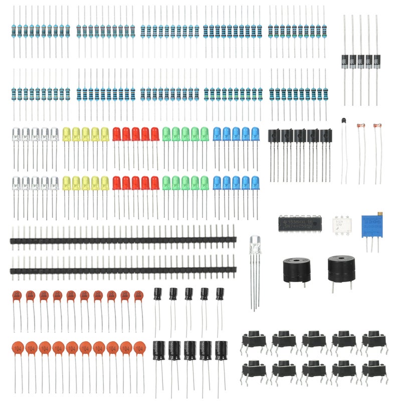 Mega2560 Starter Kit: 200+ Components - Precision Potentiometer for Arduino Compatible Projects, College Digital Logic Class - Image 1