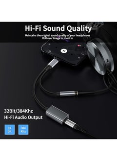 erorex Usb C To 3.5Mm Audio Adapter With Charger 3 In 1 Usb C Earphone Jack Audio Splitter With Pd Fast Charging Adapter Compatible With Iphone 15 15Pro Galaxy S24 Ultra S23 S22 S21 Google Pixel 8 7 6  - Image 4