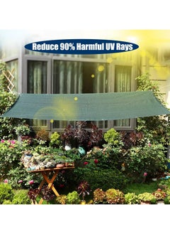 Generic Green Shade Cloth 2 x 3 M - 90% UV-Blocking Sun Shade Net with Grommets, Ideal for Greenhouse, Patio, Lawn, Outdoor Plant Cover, Protects Flowers and Vegetation  - Image 1