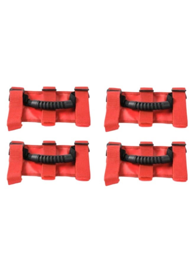 NIBEMINENT 4-Piece Roll Bar Grip Handle Set For Jeep Wrangler - Image 1