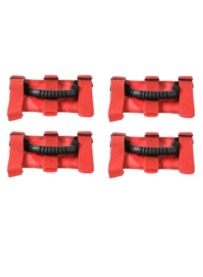 NIBEMINENT 4-Piece Roll Bar Grip Handle Set For Jeep Wrangler - Image 2