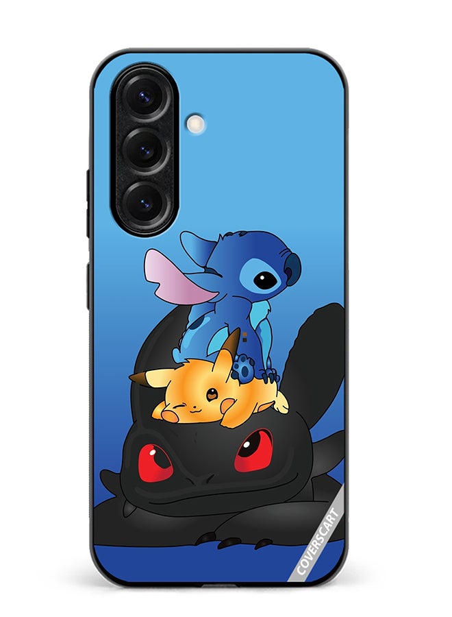 VR CREATIVE Protective Case Cover For Samsung Galaxy S25 Cartoon Mix Design Multicolour