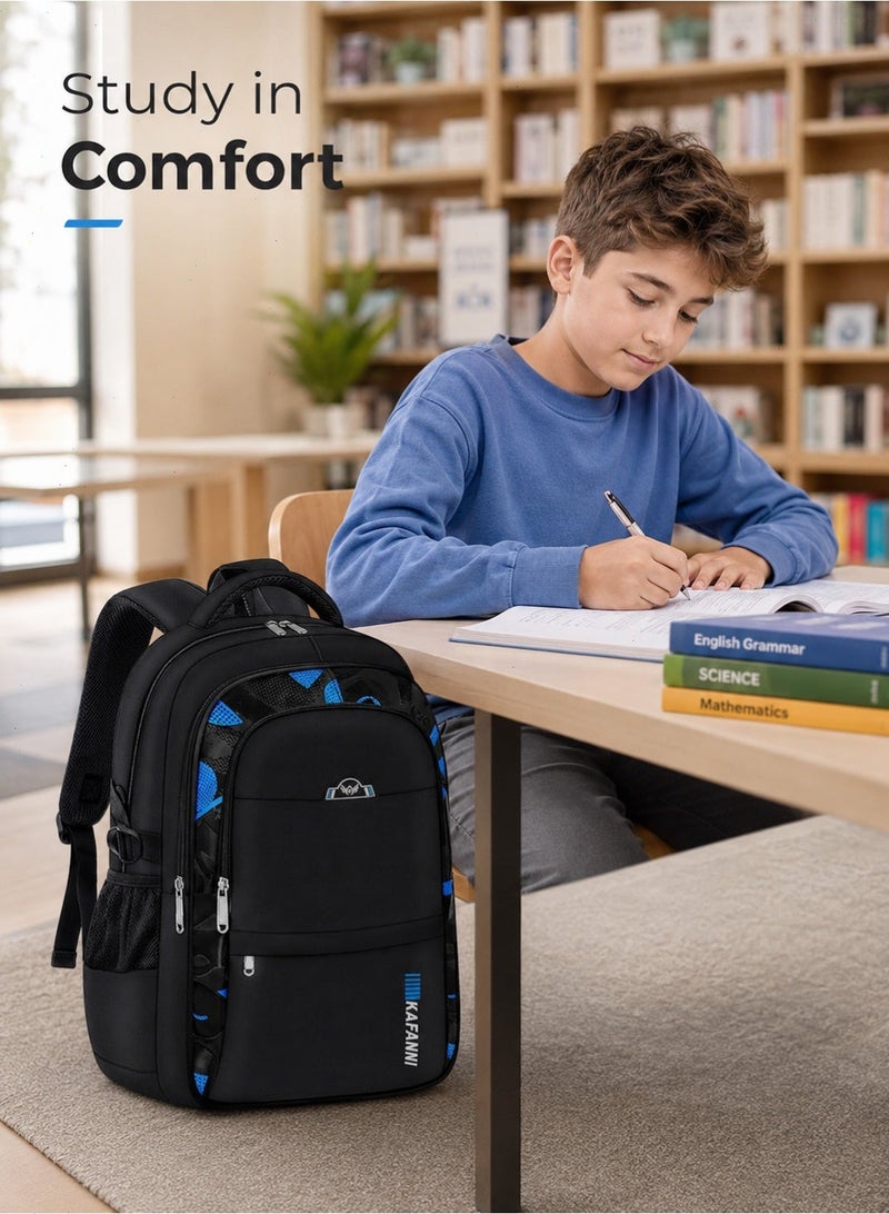 School Bag for Boys and Girls, Backpack for Kids Elementary School Bags Middle Primary School Book Bag Lightweight School Bag for Students - Image 5