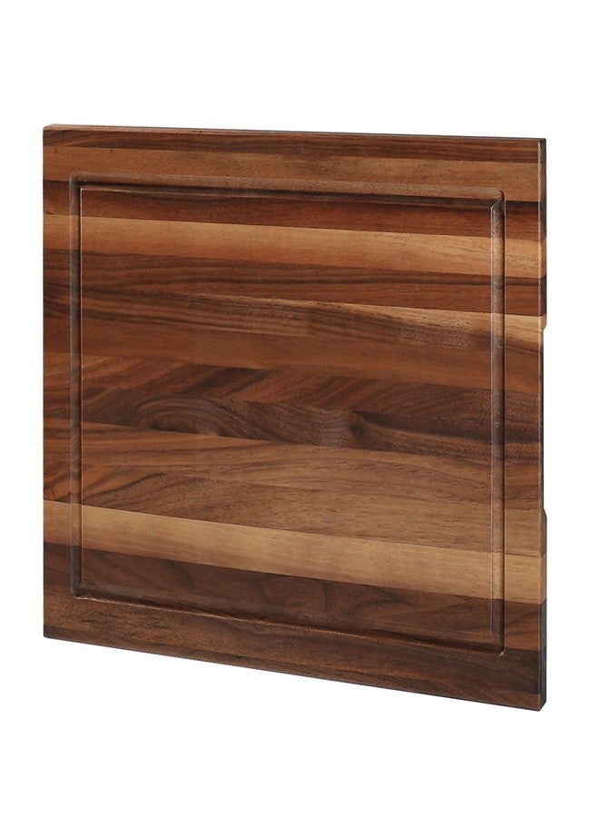 CONSDAN Wood Cutting Board for Kitchen, 16 x 12, USA Grown Solid Black Walnut Hardwood, Edge Grain, Chopping Board, Butcher Block with Juice Groove, Prefinished with Food-Safe Oil, 3/4" Thick - Image 5