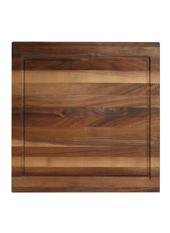 CONSDAN Wood Cutting Board for Kitchen, 16 x 12, USA Grown Solid Black Walnut Hardwood, Edge Grain, Chopping Board, Butcher Block with Juice Groove, Prefinished with Food-Safe Oil, 3/4" Thick - Image 4