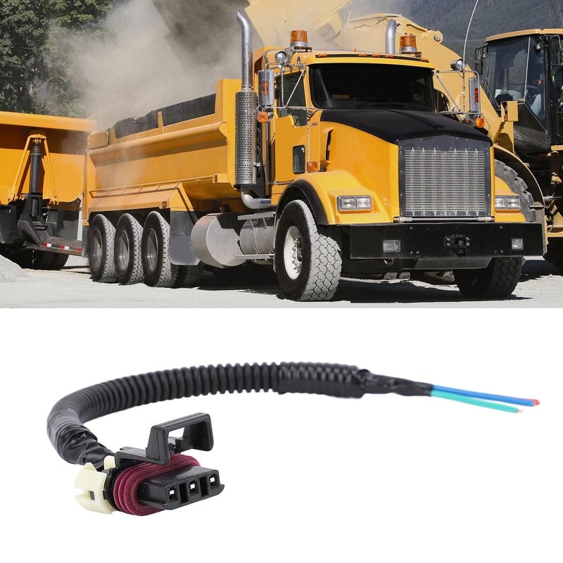 Low Coolant Level Sensor Repair Pigtail Connector W094112, Replacement for T800 T660 W900 and Peterbilt 389 388 335 Trucks 2008-2018 with Direct OEM Fit - Image 2
