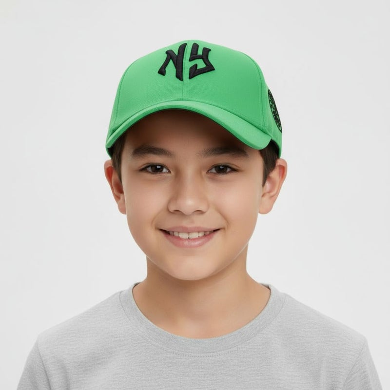 JAMONT NY Base Ball Cap Little Sports Cap for Active Kids, Baby Girls and Boys 4-12 Years - Image 2