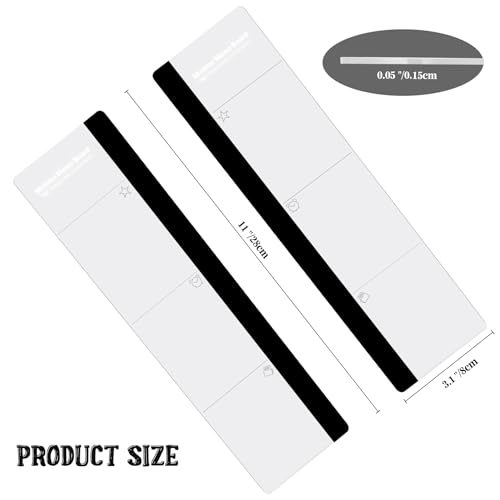 MDOZQ Office Desk Accessories 2pcs Monitor Memo Board Computer Message Board Office Supplies for Women Men Computer Sticky Note Holder with Functional Areas Home Office Accessories Office Must Haves - Image 3