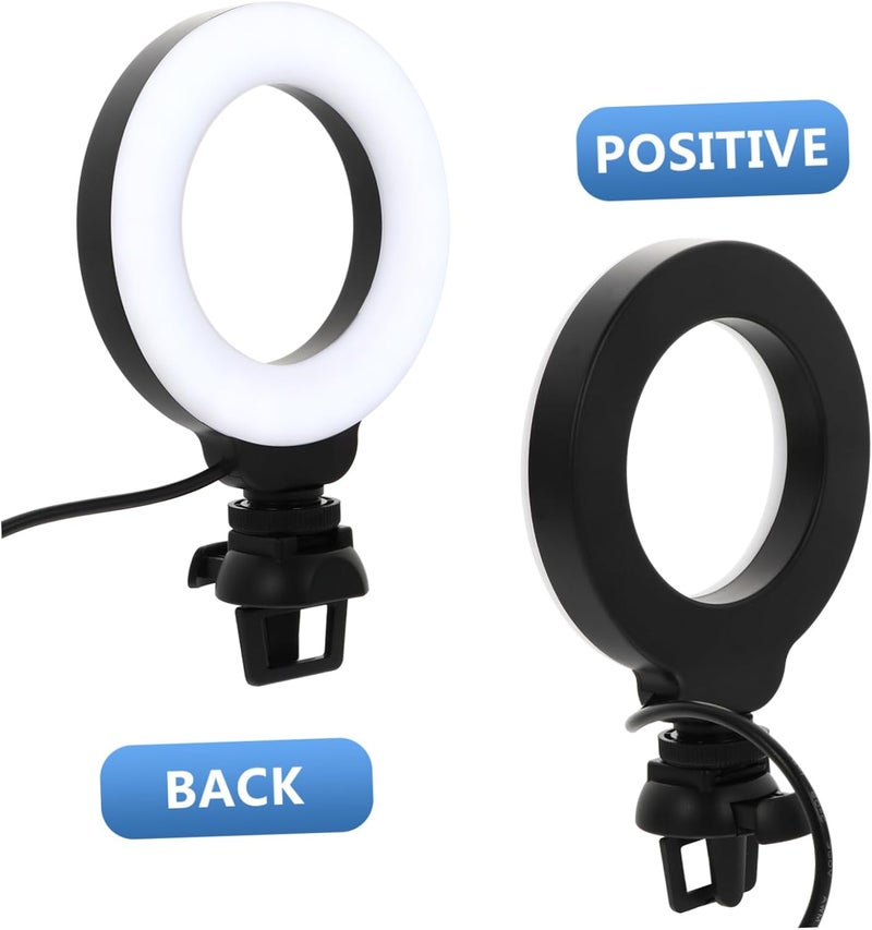 Compact trendy practical build SHOWERORO LED Webcam Light for Video Conferencing Clip Ring Light for Laptops Tablets Soft Uniform Illumination for Video Calls and Interviews Market need oriented construction - Image 2
