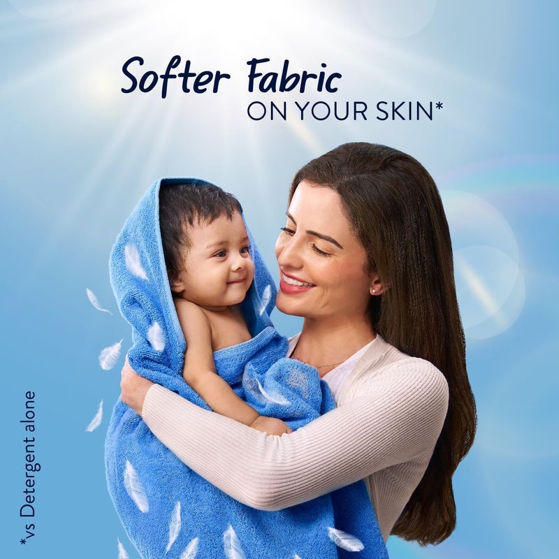 Downy منعم الأقمشة داوني، مركز، نكهة الفانيليا والمسك، حماية اللون، مزيد من النعومة، انتعاش يدوم طويلاً، 3 لتر، عبوة من 4 - Image 3