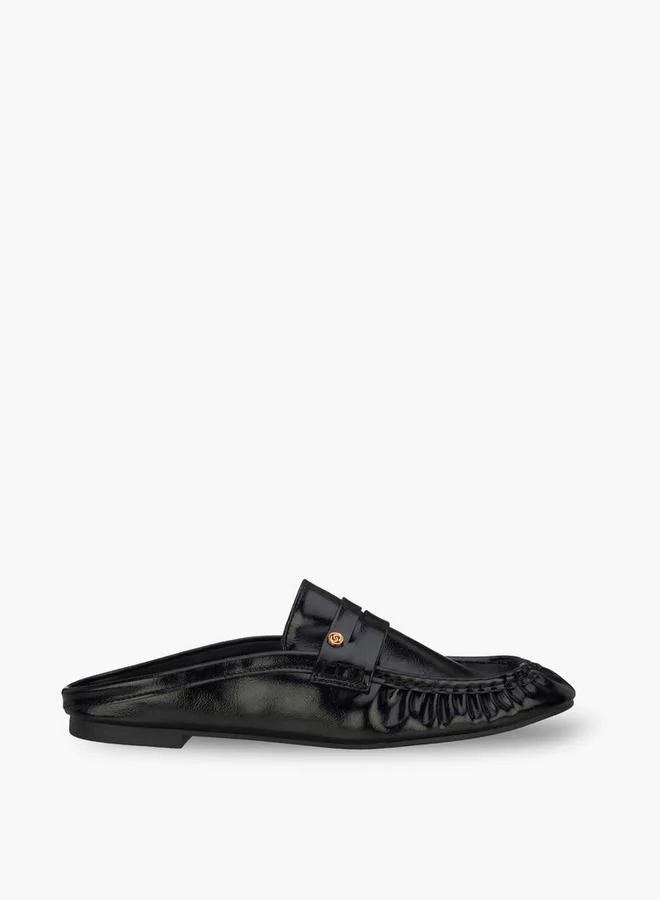 Celeste BLACK Women Textured Mules for Women | Best Price UAE