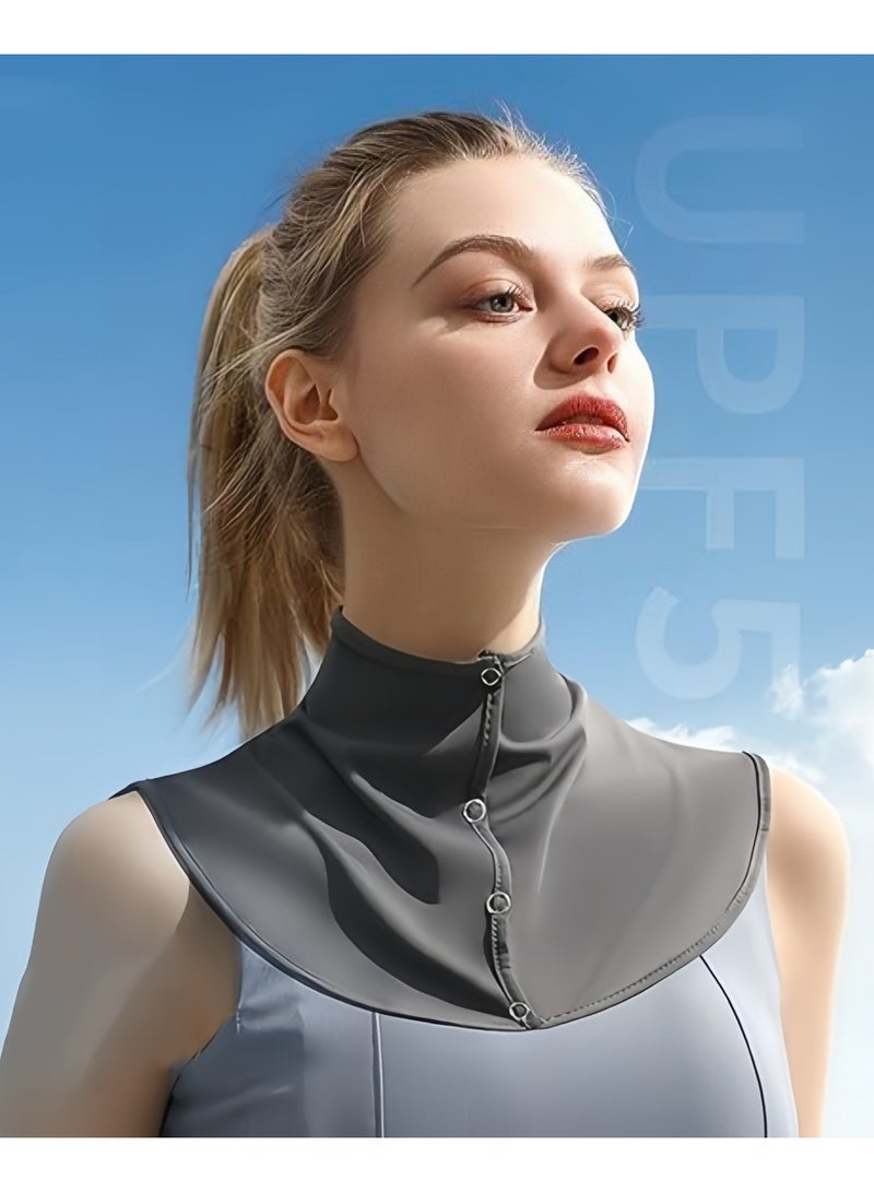 DRAVEN - GG Summer Neck Cover, Collar Scarf Women Sunscreen Small Cooling Neck Protector Anti-UV Scarf Multi-function Scarf Lasting skin friendly ice sleeve sun protection protective case compression for outdoor - Image 1