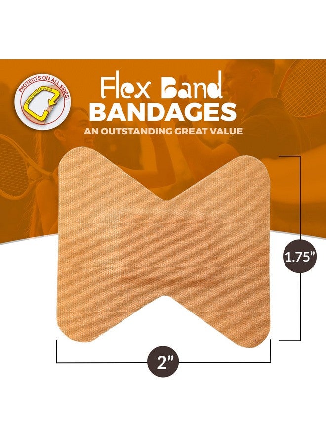 MEDca Flexible Fabric Bandages - Flex Fabric Adhesive Bandages Finger-Tip Bandages for Finger Care and to Protect Wounds from Infection - (100 Count Box) - Image 4