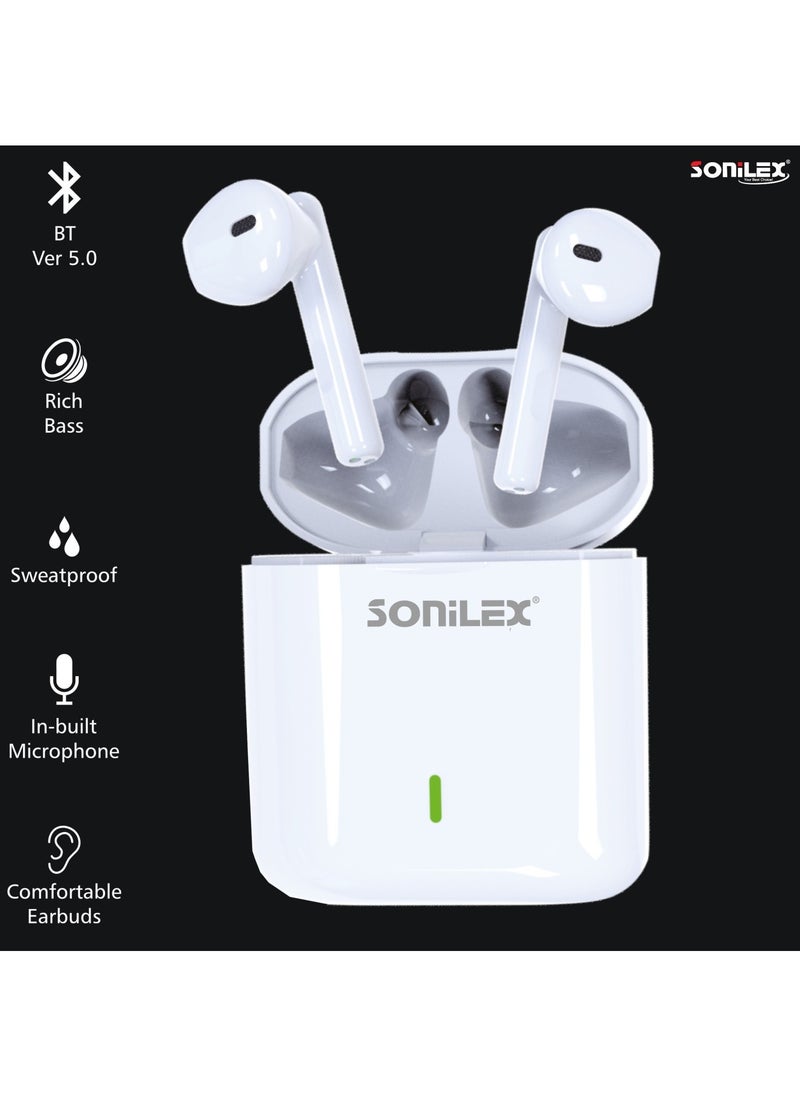 SOniLEX - SL-BT219 Passion Wireless Earbud: Effortless Wireless Bluetooth Connectivity, Bluetooth 5.0 Efficiency, Delight in a 10m Wireless Range,  charging time: 1 hour - Image 1