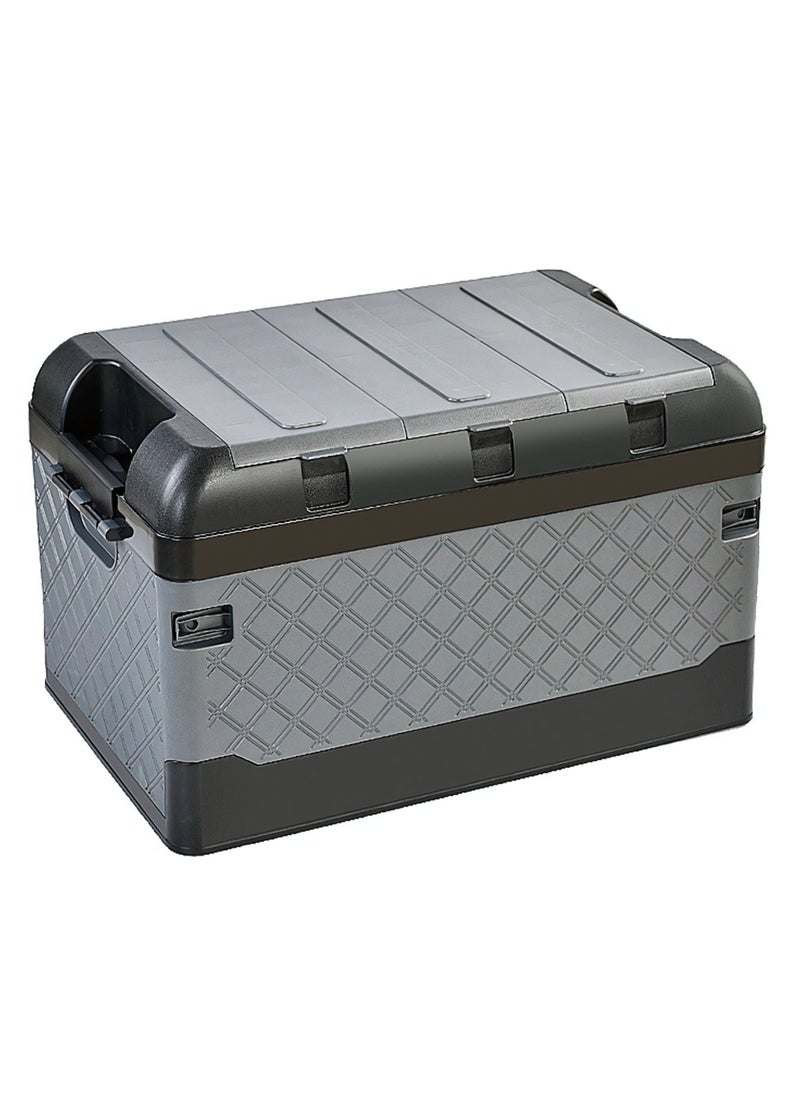 Manful Outdoor Double-layer Camping Storage Box, Stackable Bins with Lids Small Parts Organizer, collapsible Waterproof Storage Box, container Store Crates, large Easy Storage Crate Boxes, garage Kitchen  - Image 1