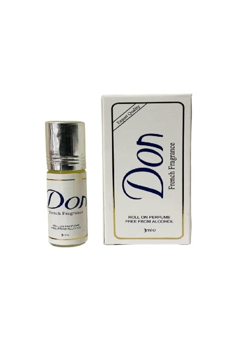 عطر دون مركز رول اون برفيوم خالي من الكحول - 2.5 مل