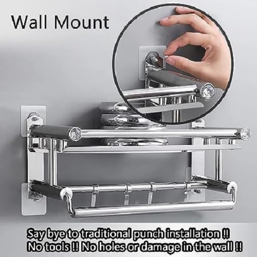 VONITY Screw Wall Hooks Sticker Heavy Duty self Adhesive Hooks Heavy Duty Bedroom Screw Without DrillWall Mounted HolderHooks Hanging Strong Hooks adhesiv Sticking for Wall Heavy Duty 563 - Image 3