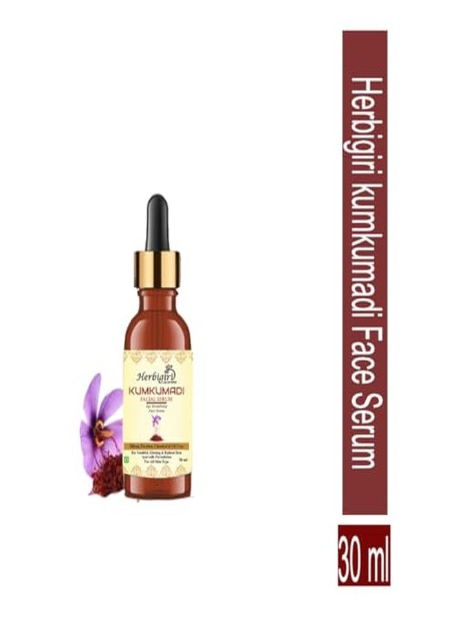Khadi Herbal Herbigiri Herbal Kum-Kumadi Face Serum for Miraculous Beauty Fluid Ayurvedic Night Serum 100% Natural Pack of 2 (60ml) - Image 3