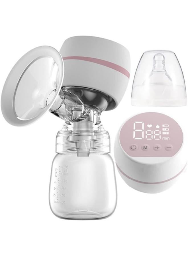 مضخة الثدي الكهربائية ، مضخات الثدي المحمولة المضادة للتدفق الخلفي، 3 أوضاع و9 مستويات شاشة  تعمل باللمس، قابلة لإعادة الشحن عبر ، فائقة الهدوء وخالية من الألم - Image 1