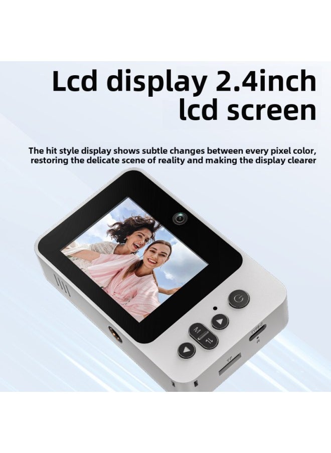 Generic - HD Digital Camera Students Mini Digital Camera Children Photography Camera-Body Color:Blue - Image 1