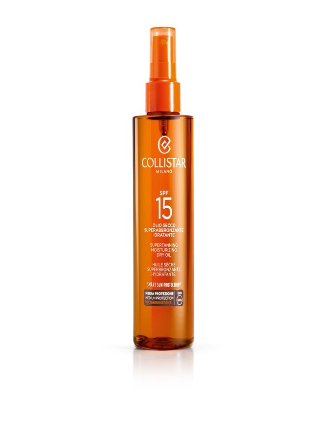 Collistar Speciale Abbronzatura Perfetta Olio Secco Superabbronzante Idratante 6.8oz (200ml) SPF15 - Image 1