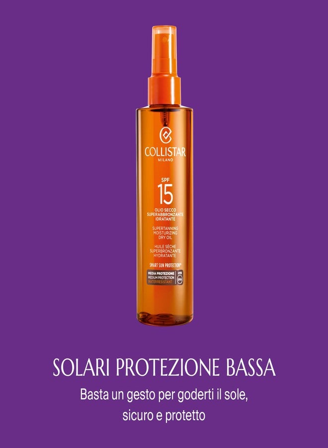 Collistar Speciale Abbronzatura Perfetta Olio Secco Superabbronzante Idratante 6.8oz (200ml) SPF15 - Image 3
