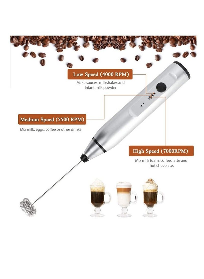 SOSEKO Wireless Electric Household Mini Cream Automatic Beater Cake Baking Handheld Charging Mixing Milk Frother - Image 2