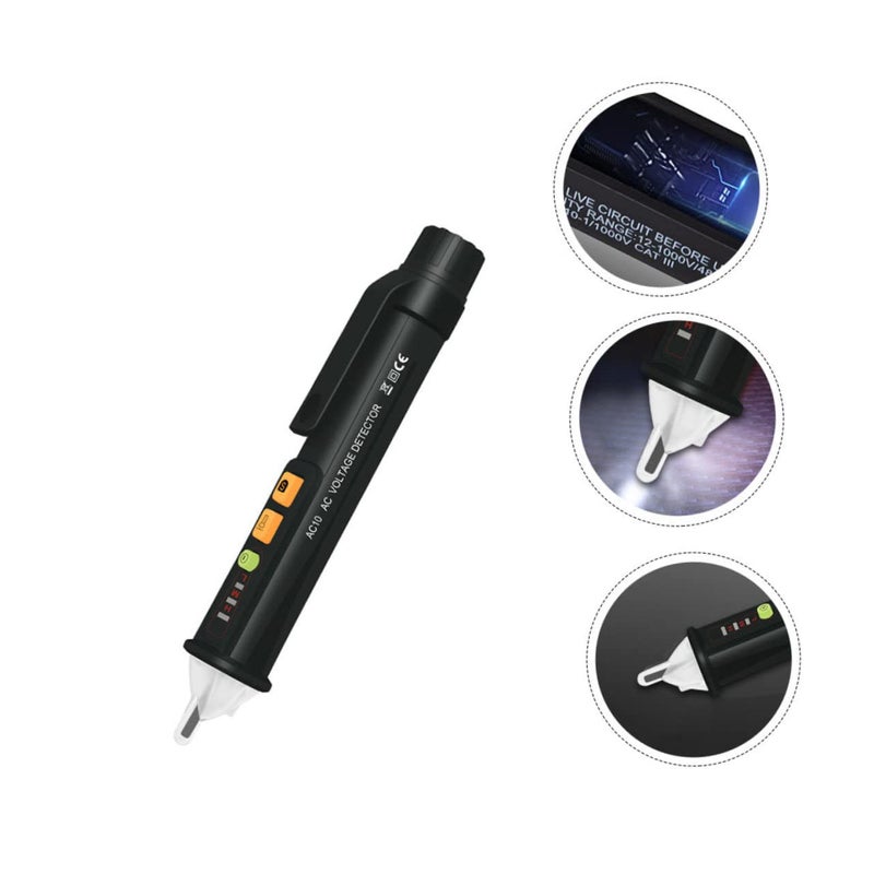 Non Contact Voltage Tester Pen with Flashlight for Electricians and Home Use - Image 4