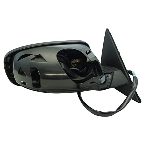 TRQ Passenger Side Power Heated Mirror Paint to Match Smooth Black Compatible with 2011-2019 Dodge Charger CH1321397 - Image 5