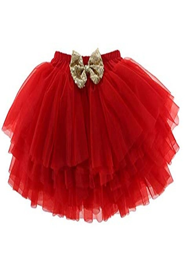HIBA Baby Girls Skirt Attached with Panty 12-18 Months Red - Image 2