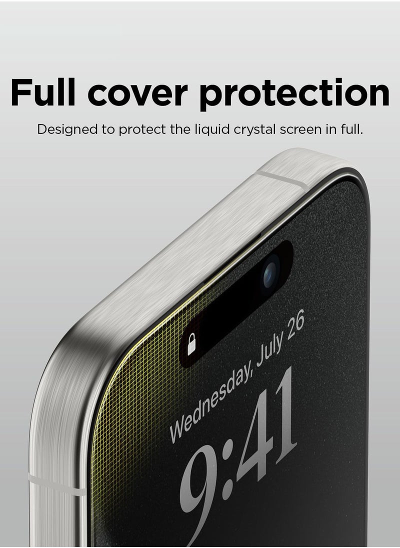 BORTONY - iPhone 16 Screen Protector 6.1” HD Clear iPhone 16 Tempered Glass 9H Hardness Sensor Protection Full-Coverage Easy Installation - Image 1