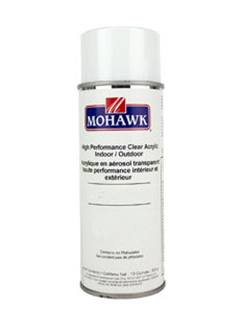 Mohawk Finishing Products High Performance Clear Acrylic Aerosol Dead Flat M102 0005, Premium Clear Spray lacquer, Non Yellowing, High Durability, Excellent Adhesion - Image 1
