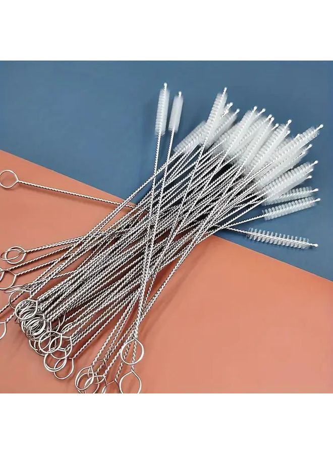 5pcs 7 87inch Extra Long Pipe Cleaning Brush Set For Bottles Straws Keyboards - Image 3