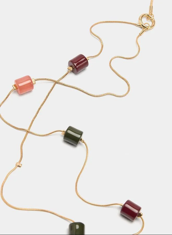 بارفوا عقد بتفاصيل راتنج